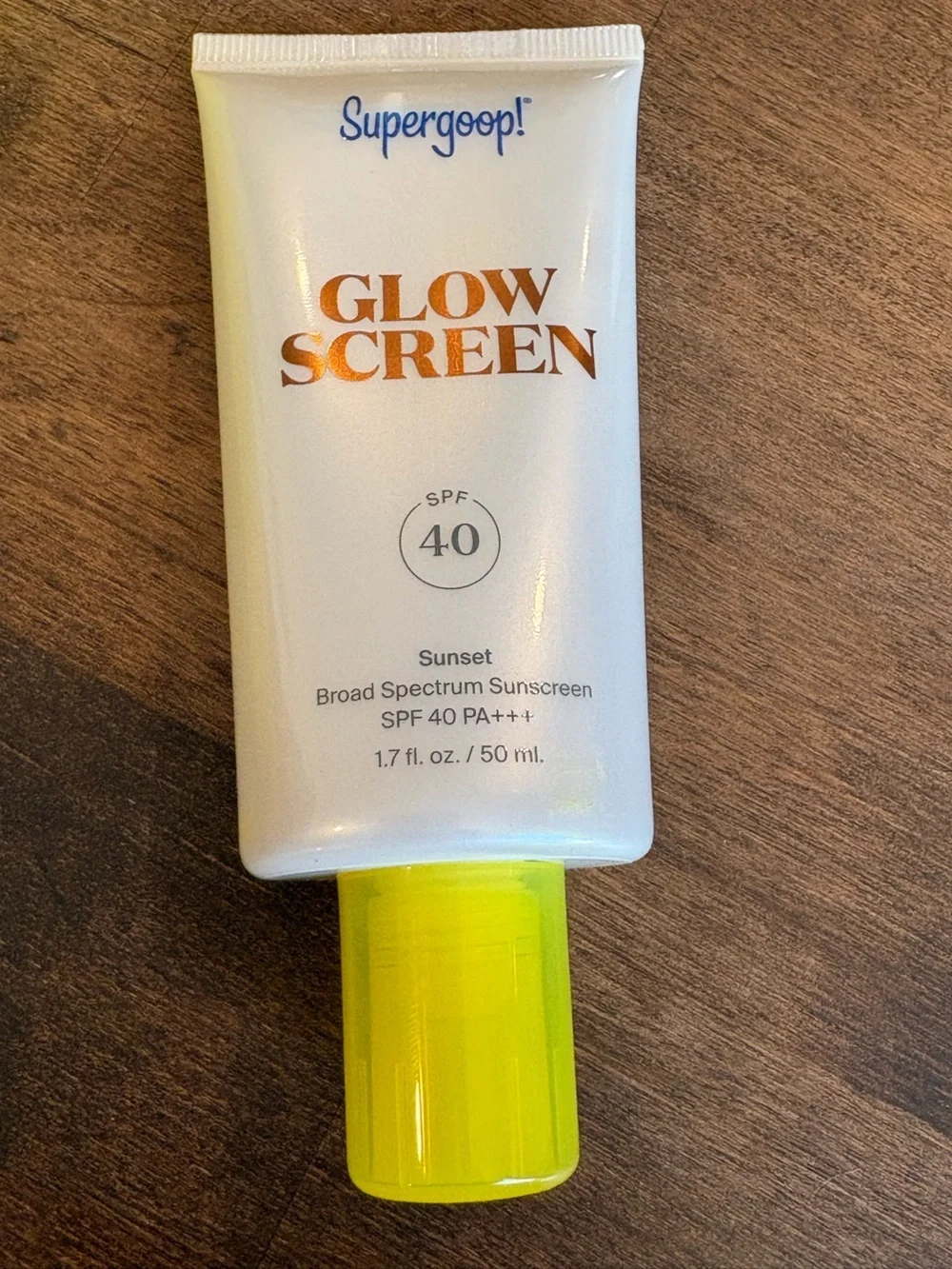 Supergoop Glow Screen Sunset 1.7 fl. oz. NWT